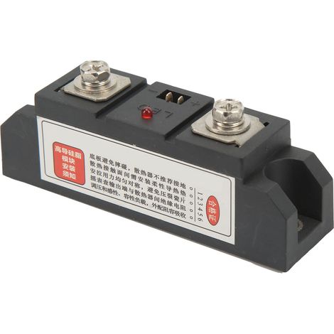 Industrielles Halbleiterrelais (SSR) mit LED-Anzeige, 3–32 V DC-Eingang, 24–480 V AC-Ausgang (1/5)