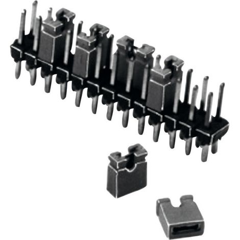W & P Products 165-201-30-00 165-201-30-00 Kurzschlussbrücke Rastermaß: 2.54 mm Polzahl je Reihe:2 I