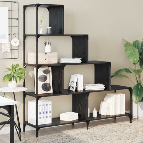 vidaXL Libreria 4 livelli 139 x 33,5 x 149 cm Legno ingegnerizzato (1/5)