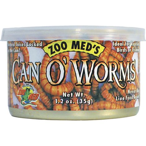 Vers de farine de taille moyenne 35 g ZM-42E pour reptiles et petits animaux - Zoo Med (1/2)