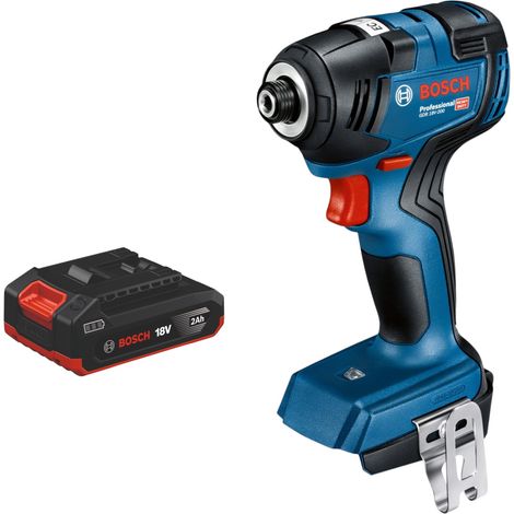 Visseuse à chocs sans fil Bosch GDR 18V-200 Professional 18 V 200 Nm sans balais + 1 batterie 2,0 Ah - sans chargeur (1/5)