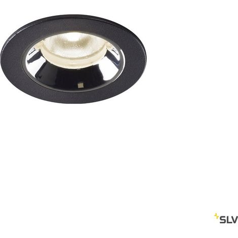 Encastré plafond intérieur LED NUMINOS XS noir et chromé - SLV 1005537 (1/3)