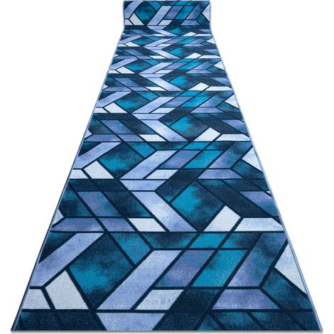 Läufer Antirutsch ROMBY Diamanten Marineblau 57cm blue 57x100 cm