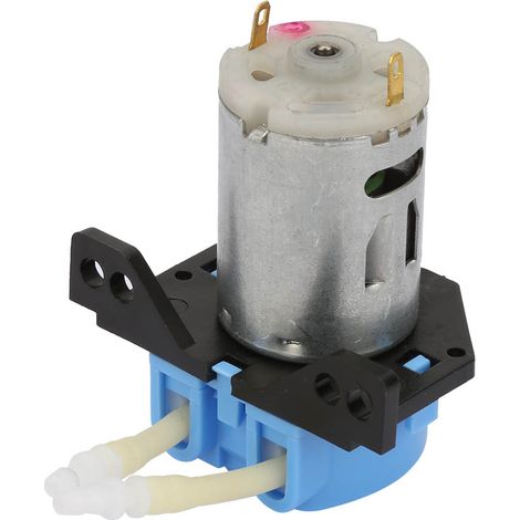 DC24V Mikro-Wasser-Flüssigkeits-Peristaltikpumpe für Aquarium, Labor, Analytik 24mm (Blau)