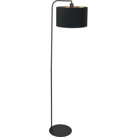 Steinhauer - stehlampe - Stang - schwarz - leinen metall - Ø 28cm