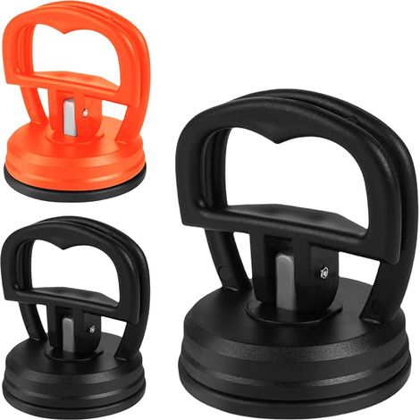 Car Body Suction Cup, 3-Piece Dent Removal Kit, Glass Repair Suction Cup, Car Dent Puller for Car Body, Screen, Glass, 1 Large 2 Small (1/5)