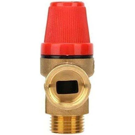1/2"-Außengewinde-Überdruckventile - Sicherheitsventil aus Messing für Wasser/Öl/Gas (3 bar) (1/5)