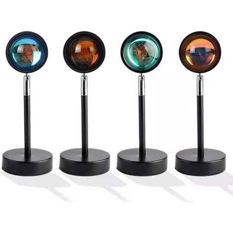 Lampe coucher de soleil 180° projecteur LED USB décoration chambre accessoire selfie (1/5)