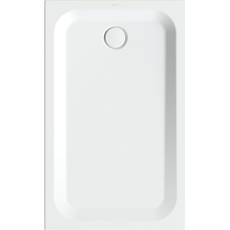 Plato de ducha rectangular BetteUltra con soporte mínimo de