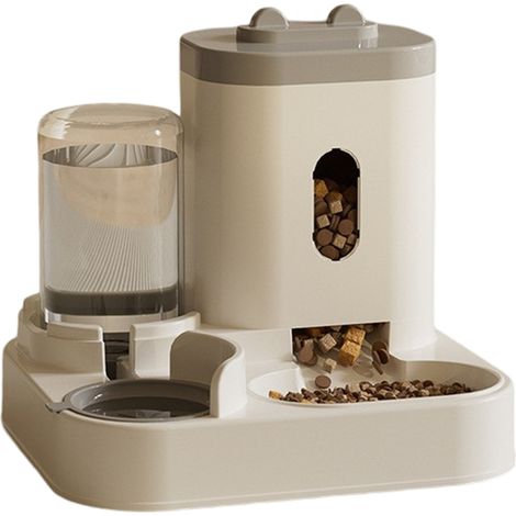 Distributeur Croquettes Chat/de Nourriture , Distributeur Automatique d'aliments et d'eau Animaux de Compagnie de Petite