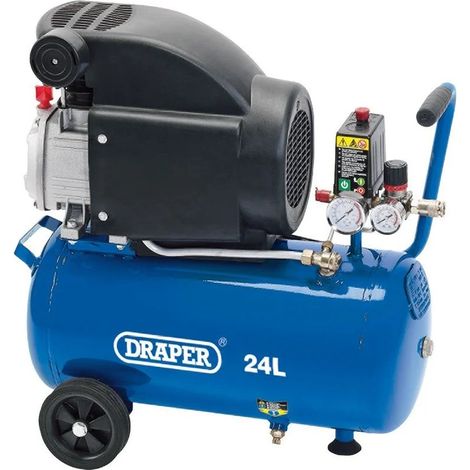 Draper DA25/207 24L 230V 1.5kW (2hp) Air Compressor