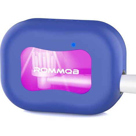 UV-C Brosse a Dent Désinfectant, Electric Toothbrush Sanitizer Cover with UV - Rechargeable Mini UV Stérilisateur Brosse à Dents - Auto Travel Etui Brosse a Dent for All Toothbrushes (Violet) (1/5)