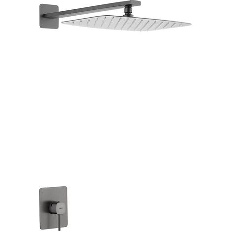 IMEX SRF065/BGM FIRENZE-SASSARI Kit Monomando Ducha Con Rociador Gun Metal - ref: SRF065/BGM (1/2)