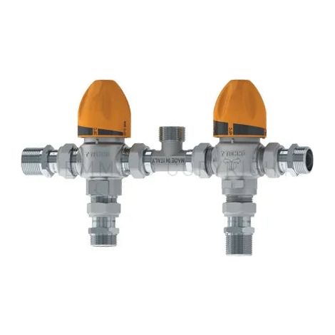 Tiemme - Kit Miscelatore/Deviatore 3/4" Per Impianti Solari Termici