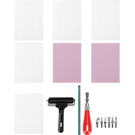 Ensemble d'outils à main professionnels comprenant un couteau à sculpter et un rouleau (1/5)