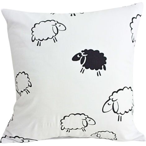 Taie d'oreiller décorative pour enfant 40x40 cm, 100% coton (1/5)