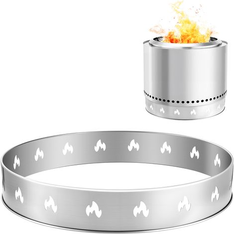 VEVOR Fire Pit Stand for Solo Stove Bonfire, 68.6 cm Smokeless Fire Pit Ring, Stainless Steel Fireplace Stove Ranger Support Frame Accessory, Portable Outdoor Camping Holder Tools for Fireplace (1/5)