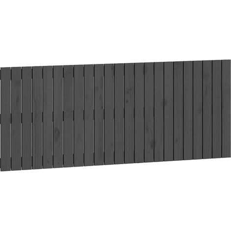 Maison Exclusive - Wand-Kopfteil Grau 147x3x60 cm Massivholz Kief