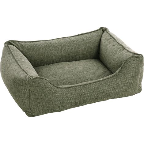 Lit pour Chien Chat - Panier pour Chien Chat - 65x50x20cm - Lavable - Fond Anti-dérapant - Housse Amovible Lieu de Couchage Doux et Confortable