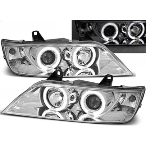 Paire de feux phares BMW Z3 de 1996 a 2002 angel eyes chrome-27361111 (1/2)