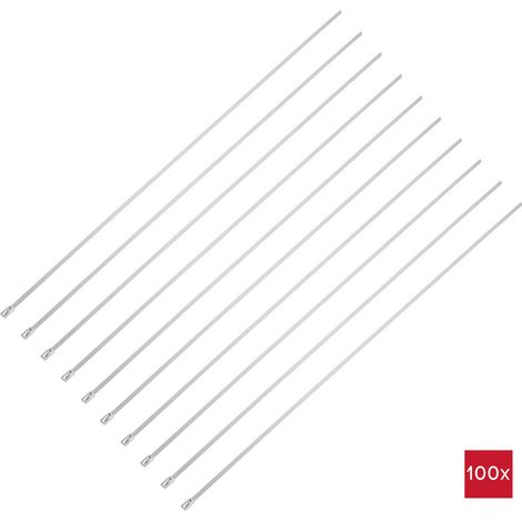 TRU COMPONENTS TC-12647568  Stahlkabelbinder 520 mm 4.6 mm AISI 304  100 St.