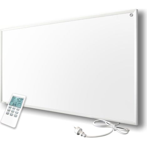 Byecold Infrarotheizung mit Thermostat 700 Watt, Infrarot wandmontage Elektroheizung Energiesparende, Heizpaneel Elektrisch mit Energiesparend Überhitzungsschutz (1/5)