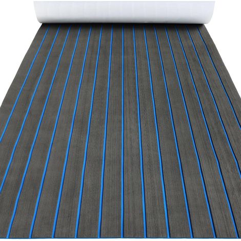 1 Tapis Marine Mousse Eva Antidérapant Adhésif Imitation Teck Pour Yacht Kayak Piscine Escaliers