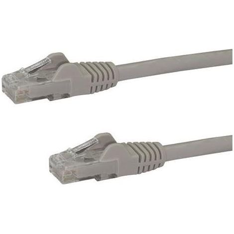 CABLE RESEAU CAT6 GIGABIT UTP SANS CROCHET DE 50CM - GRIS