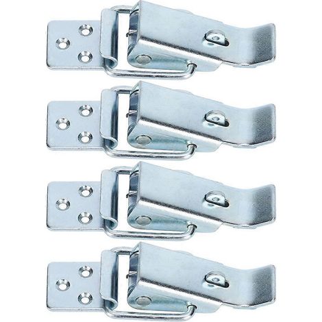 4 Stück Federriegel-Gehäuseverschlüsse, Edelstahl, wasserdicht, korrosionsbeständig