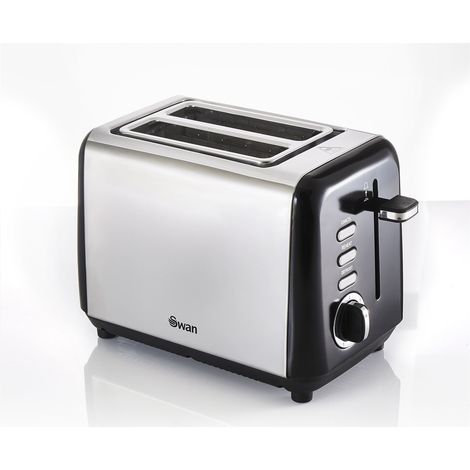 Swan Townhouse 2 Slice Toaster Black