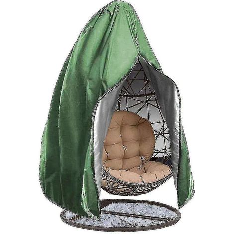Housse anti-poussière pour balancelle d'extérieur, balancelle, chaise berçante, balancelle d'intérieur, balancelle verte (1/4)