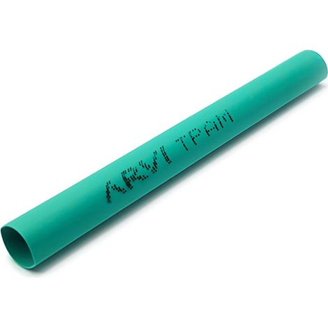 Gaine Thermorétractable - 30/15mm - Vert - Longueur 1m - Restreint 2:1 - Paroi Fine - Arvi Tpam-30.0-ve (1/2)