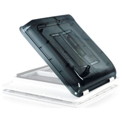 Lanterneau crystal Fiamma Vent 40x40cm à manivelle pour camping-car et caravane