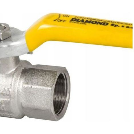 Robinet À Bille Gaz - Filetage Extérieur 3/4 Pouce - Pour Installations Gaz Bâtiment - 1 Pièce (1/2)