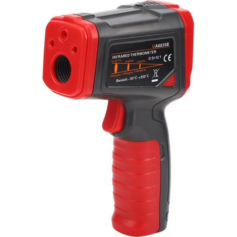 Thermomètre infrarouge industriel portable sans contact, testeur de température électronique