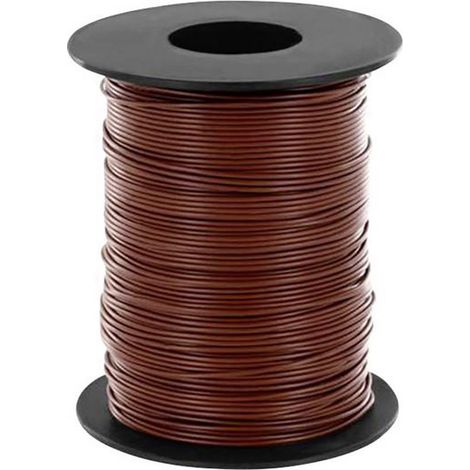 BELI-BECO L125BR25 Litze  1 x 0.25 mm² Braun 25 m