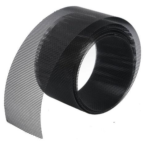 BUNTHAUS 3 rouleaux 5 × 200 cm, grille d’aération pour joints. Protège les joints de choc du clinker contre abeilles, guêpes et souris, couleur noire. (1/5)