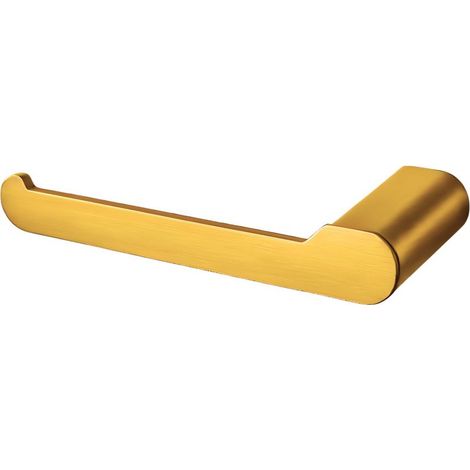 porte-papier toilette en acier inox doré - dérouleur QARX inoxydable - support papier WC en métal (1/2)