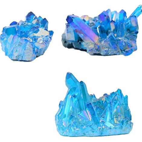 Ejemplar de cuarzo, piedra curativa, diseño único, azul cielo-c, 70 g (1/2)