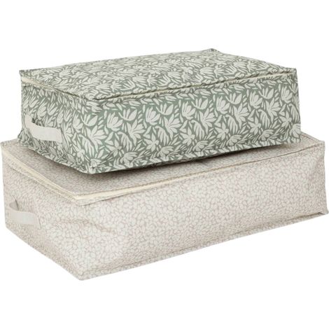 Lot de 2 Housses de Rangement "Floréa" 60cm Multicolore