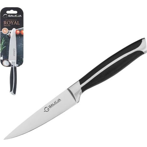 ROYAL 9,5 cm Universal-Schälmesser, Edelstahl, schwarz (1/4)