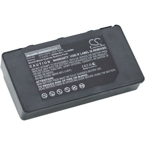 vhbw Batterie remplace Palfinger EEA10506 EEA10508 pour Télécommande Industrielle (2000mAh, 7.2V, NiMH) (1/4)