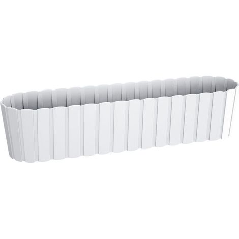 Vaso da fiori oblungo Boardee Case DDEC600 Bianco (1/2)