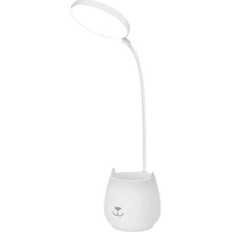 Lampe de bureau multifonctionnelle, lampe de lecture LED circulaire, veilleuse tactile pour enfants, lampe de bureau à intensité variable avec porte-stylo pour un usage idéal (1/5)