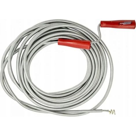 Spirale per scarichi awtools spirala kanalizacyjna 8 mm 8 m