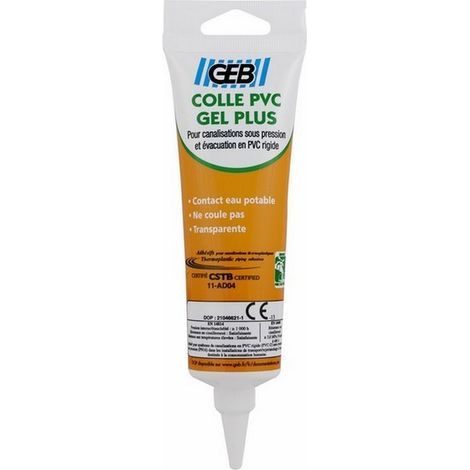 GEB Colle PVC Gel+125ml - GEB