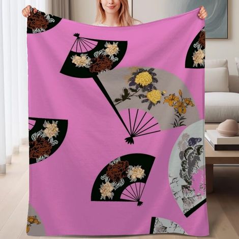 Couverture de lit en polaire, jeté doux et chaud idéal pour le printemps, légère et luxueuse en microfibre de polyester, décoration pour chambre et salon, cadeau parfait pour tous,6080 pouces (1/4)