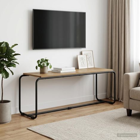 vidaXL Soporte de TV 113.5 x 35.5 x 42 cm Roble artisan (1/5)