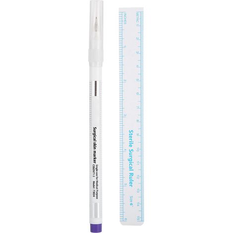 Marqueur tatouage semi-permanent waterproof 01, stylo microblading pour sourcils et lèvres, outil de positionnement précis. (1/5)