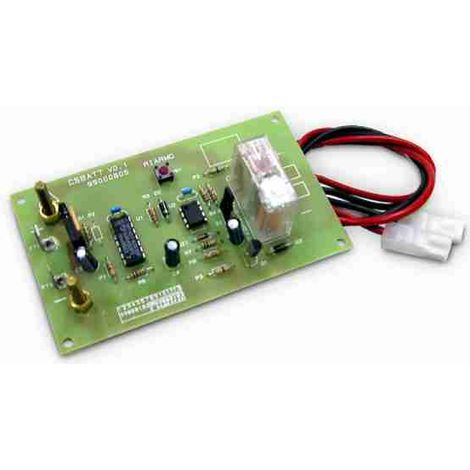 Circuito disgiuntore di batteria. Impedisce la scarica irreparabile delle batterie in tampone installate nelle apparecchiature funzionanti a 12 Vcc